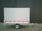 Nieuwe enkelasser plateauwagen met huif. 260x150x150 cm, Auto diversen, Aanhangers en Bagagewagens, Niet ingevuld, Nieuw, Niet ingevuld