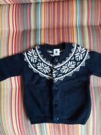 Mooi 100 procent wollen vestje PETIT BATEAU 68.74, Ophalen of Verzenden, Zo goed als nieuw, Jongetje of Meisje, Truitje of Vestje