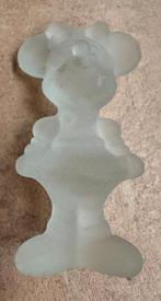 Kleine glazen Minnie Mouse, Ophalen of Verzenden, Overige figuren, Gebruikt, Beeldje of Figuurtje