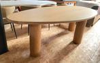 Richmond Interiors Eettafel Oakley 235 cm Japandi Stijl, Ophalen, 100 tot 150 cm, Eikenhout, 200 cm of meer