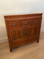 Chinese kast wandkast halkast dressoir hout houtsnijwerk, Antiek en Kunst, Antiek | Meubels | Kasten, Ophalen