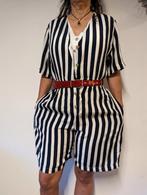 Vintage gestreepte playsuit jumpsuit maat 38, Kleding | Dames, Jumpsuits, Gedragen, Ophalen of Verzenden