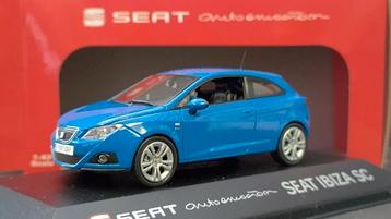 Seat Ibiza SC Galicia blue 1:43 Minichamps Pol  beschikbaar voor biedingen