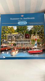 Gibsons puzzel 1000 st summer in ambleside, Hobby en Vrije tijd, Denksport en Puzzels, Ophalen of Verzenden, 500 t/m 1500 stukjes