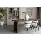 Eettafel Stoelen Japandi 4 stuks OUTLET ‼️, Hout, Bruin, Nieuw, Ophalen of Verzenden