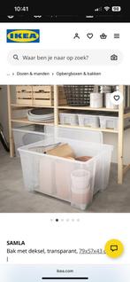 Opbergbak Ikea samla 130 liter, Huis en Inrichting, Ophalen, Kunststof, Gebruikt, 100 tot 150 cm