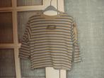 Dik bruin blauw katoenen shirt BO DEAN 110/116 prima staat, Gebruikt, Ophalen of Verzenden, Bo Dean, Shirt of Longsleeve