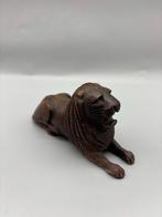 Vintage houtsnijwerk leeuw, Ophalen of Verzenden