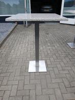 Statafel rvs 80 x 80 cm, Ophalen, Gebruikt