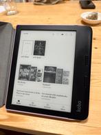 Kobo libra 2 met lila hoesje, Computers en Software, E-readers, Verzenden, Zo goed als nieuw