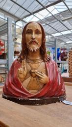 1289 jezus buste vintage heilig hart 14x29x33, Antiek en Kunst, Ophalen of Verzenden