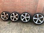 Audi A6 Rotor Velgen 20 inch met Zomerbanden, Auto-onderdelen, Banden en Velgen, Ophalen, Gebruikt, Overige, Banden en Velgen