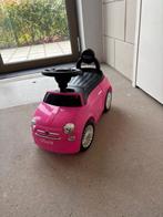 Fiat 500 loopauto fuchsia roze, Ophalen of Verzenden, Zo goed als nieuw, Loopvoertuig