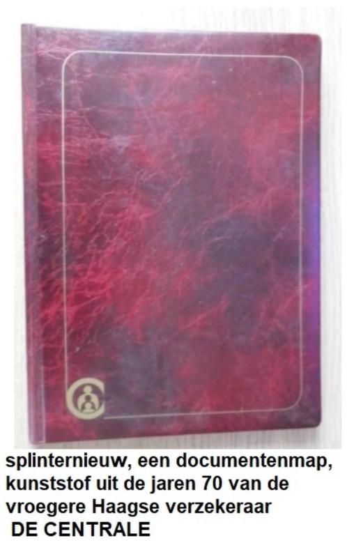 jaren 70, DE CENTRALE VERZEKERINGEN, nieuw documentenmappen, Verzamelen, Overige Verzamelen, Nieuw, Ophalen of Verzenden