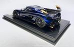 Koenigsegg Jesko 7508 Blue Scuro Candy 1:18 van FrontiArt, Ophalen of Verzenden, Nieuw, Auto, Overige merken