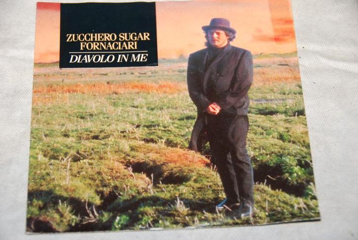 Zucchero Sugar Fornaciari – Diavolo In Me 7” Single Vinyl, Cd's en Dvd's, Vinyl Singles, Gebruikt, Single, Pop, 7 inch, Ophalen of Verzenden