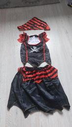 Piraten verkleedkleding meisje 4/6 jaar, Kinderen en Baby's, Carnavalskleding en Verkleedspullen, Ophalen, Zo goed als nieuw, Meisje