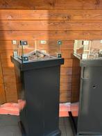 Happy cocooning pilaar vuurafels met glasset igst, Tuin en Terras, Ophalen, Waterbestendig, Zo goed als nieuw, Vloer