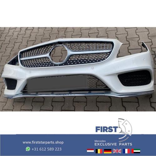 W218 CLS AMG FACELIFT VOORBUMPER COMPLEET WIT ZWART GRIJS ET, Auto-onderdelen, Carrosserie en Plaatwerk, Bumper, Mercedes-Benz