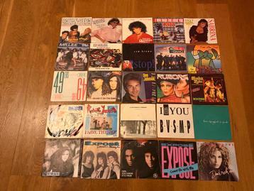 Nette 7 inch Singles Collectie - Pop, Rock, Dance, 80 & 90’s beschikbaar voor biedingen