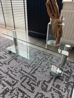 Glazen Salontafel - 105x36cm, Huis en Inrichting, Tafels | Salontafels, Ophalen, 100 tot 150 cm, 50 tot 100 cm, Minder dan 50 cm