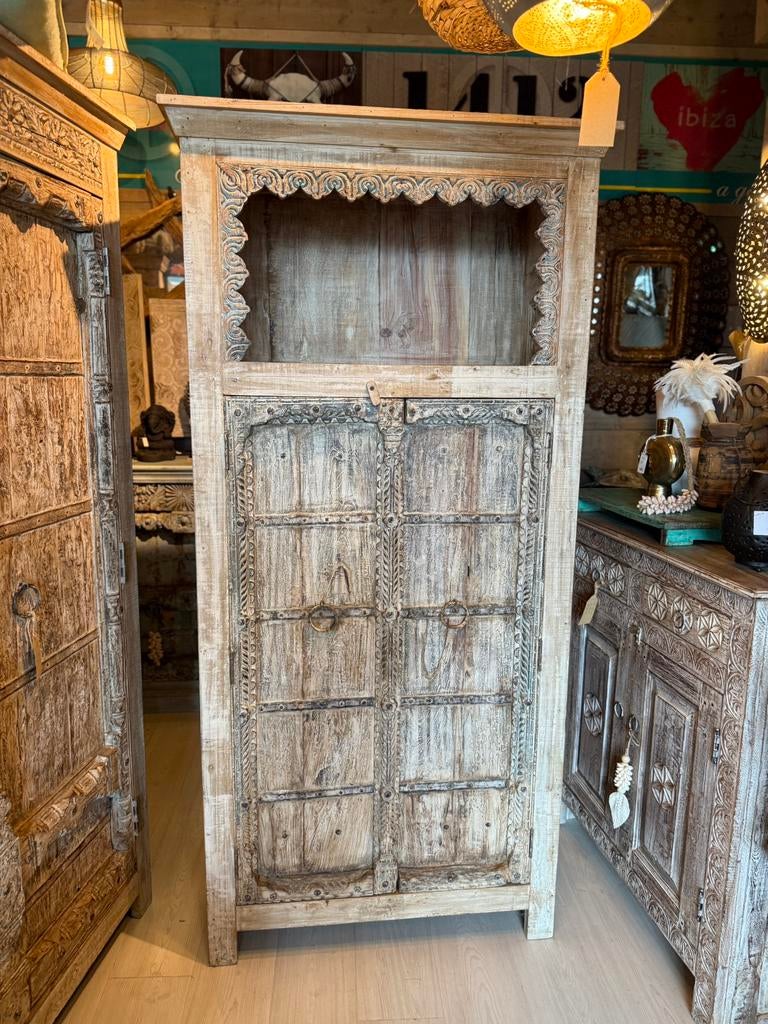 Prachtige India/Ibiza style kast, Huis en Inrichting, Kasten | Buffetkasten, Ophalen, Nieuw, 25 tot 50 cm, 50 tot 100 cm