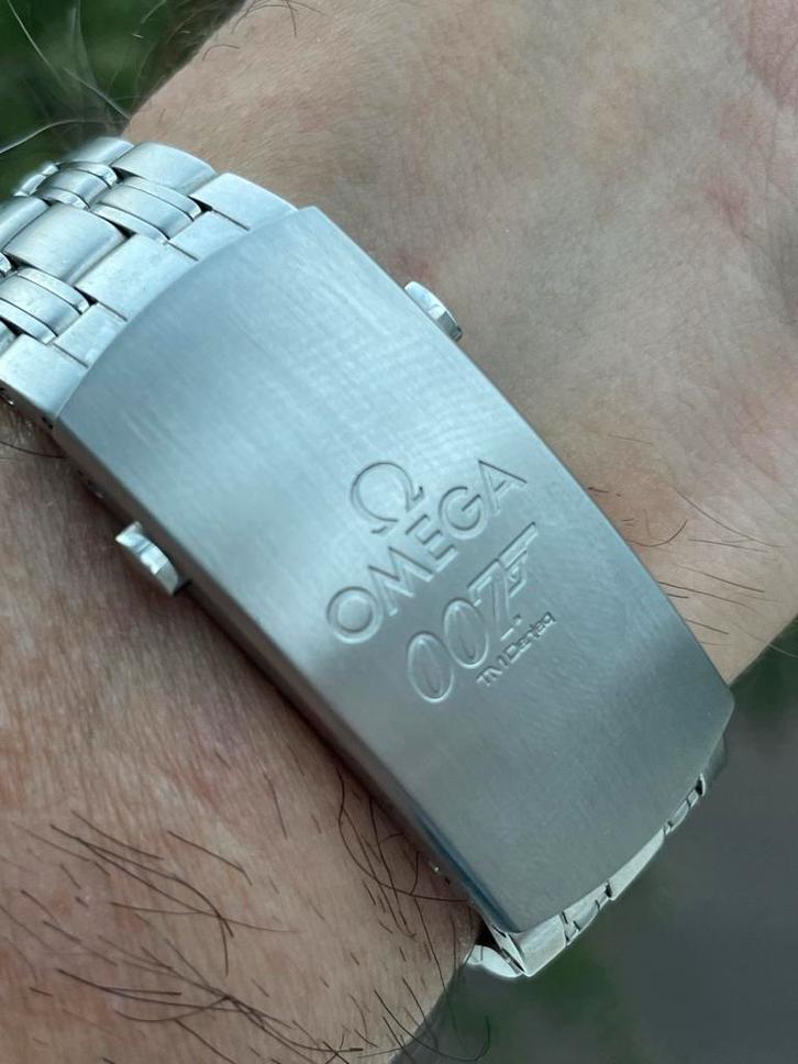 Omega Seamaster verstelbare 007 sluiting, Sieraden, Tassen en Uiterlijk, Horloges | Heren, Gebruikt, Polshorloge, Omega, Staal