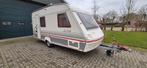 Caravan Beyerland 460 Bouwjaar 1998, 75 kg, Treinzit, 750 - 1000 kg, Particulier
