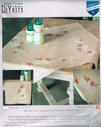 Cado vervaco borduurpakket dekservet, roodborstjes in winter, Ophalen of Verzenden, Nieuw, Handborduren, Borduurpakket