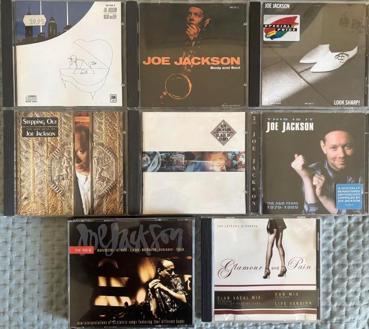 Joe Jackson 8x CD verzameling, Cd's en Dvd's, Cd's | Pop, Zo goed als nieuw, 1980 tot 2000, Ophalen of Verzenden