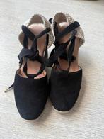 Fred de la Bretonierre Espadrilles Zwart Mt 38, Fred de la Bretoniere, Zwart, Ophalen of Verzenden, Zo goed als nieuw