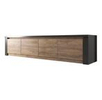 Mooi houtlook TV meubel - 170cm breed, Huis en Inrichting, Kasten | Televisiemeubels, Ophalen, Kunststof, 150 tot 200 cm, Zo goed als nieuw