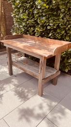 Mooie  stevige oppottafel# planten#side tables#, Tuin en Terras, Tuintafels, Ophalen of Verzenden, Zo goed als nieuw, Rechthoekig