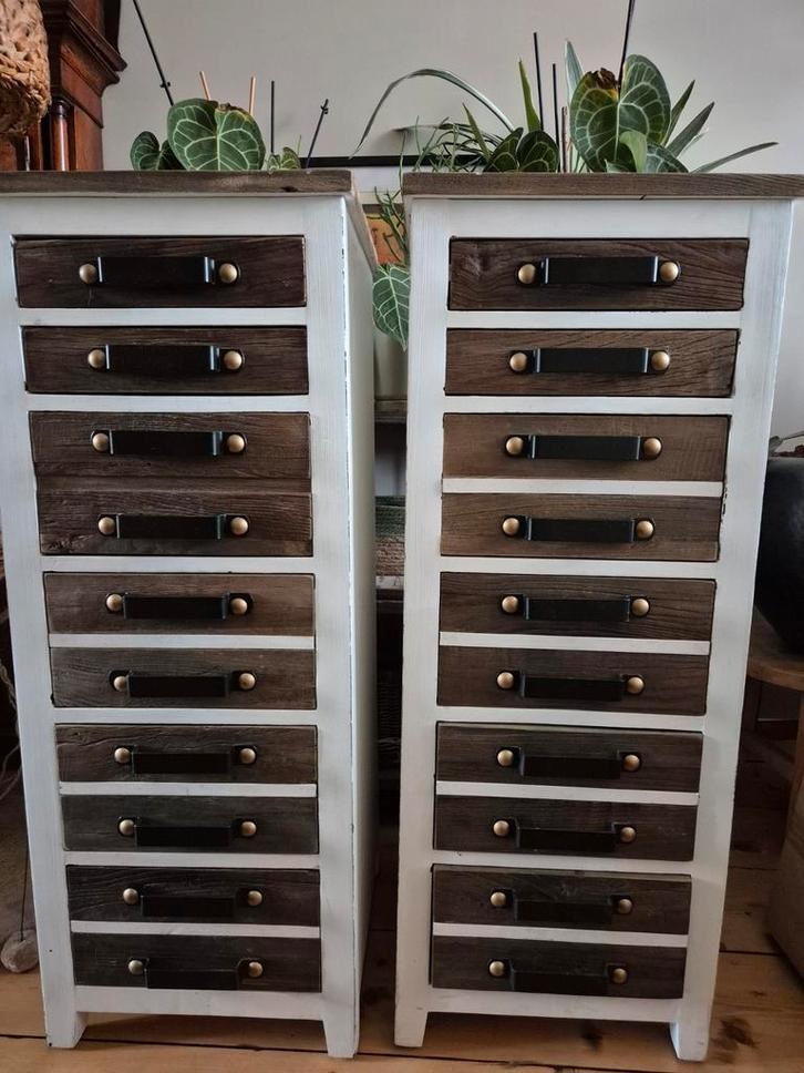 Riviera Maison Redington Chest of Drawers – Ladekast – Kast, Huis en Inrichting, Kasten | Dressoirs, Gebruikt, Minder dan 50 cm