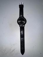 Geek watch, LED horloge met touch, blk. (nieuw, incl boekje), Overige merken, Leer, Staal, Polshorloge