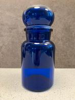Vintage blauwe apothekerspot / fles, Ophalen of Verzenden
