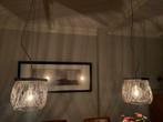 Stoere design hanglampen, Huis en Inrichting, Lampen | Hanglampen, Ophalen, Gebruikt, Metaal, Minder dan 50 cm