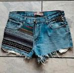 Korte Levis Spijkerbroek Maat 38, Blauw, Ophalen of Verzenden, W30 - W32 (confectie 38/40), Gedragen