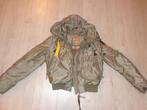legergroene dameswinterjas van Parajumpers, maat M, Ophalen of Verzenden, Zo goed als nieuw, Maat 38/40 (M)