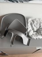Stokke Tripp Trapp babyset + dienblad + bekleding kussen, Ophalen of Verzenden, Zo goed als nieuw, Meegroeistoel, Afneembaar eetblad