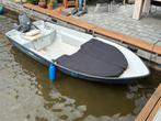 Polyester bootje/ vissersbootje/ mini sloepje 4pk Yamaha, Watersport en Boten, Ophalen, Gebruikt, Tot 10 pk, 3 tot 6 meter