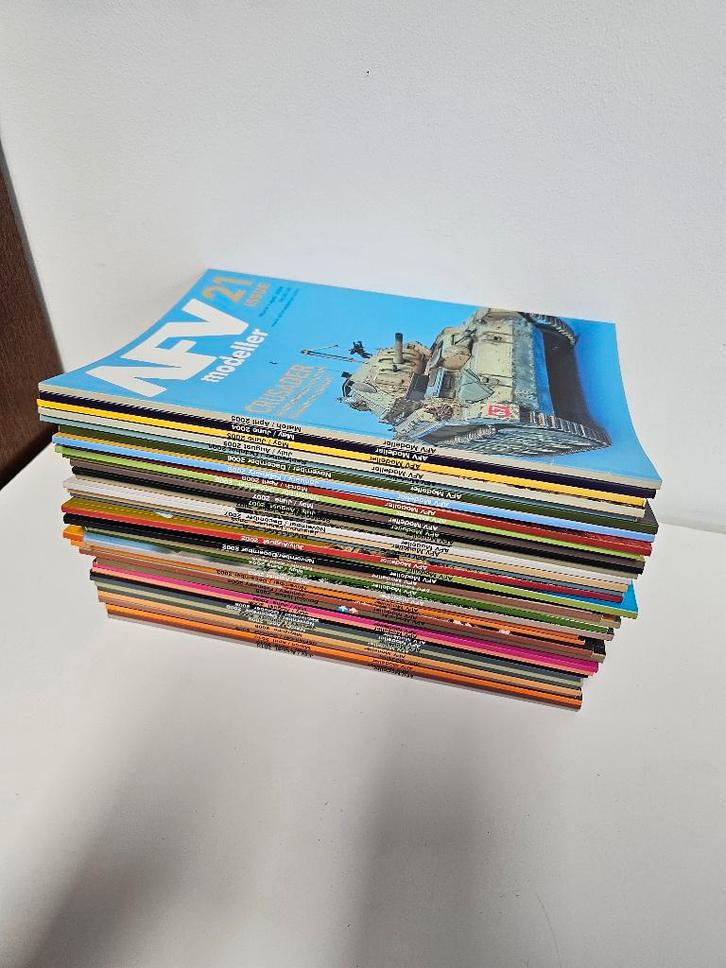 AFV modeller magazines 38 stuks!, Boeken, Oorlog en Militair, Zo goed als nieuw, Tweede Wereldoorlog, Ophalen