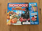 Monopoly junior elektronisch bankieren, Hobby en Vrije tijd, Drie of vier spelers, Ophalen of Verzenden, Gebruikt, Hasbro