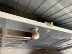 Hardhouten voordeur 211x92,5, Doe-het-zelf en Verbouw, Deuren en Horren, Ophalen, Gebruikt, 80 tot 100 cm, Buitendeur