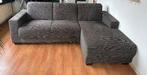 Hoekbank Grijs- stof, Ophalen, Gebruikt, Minder dan 75 cm, Hoekbank