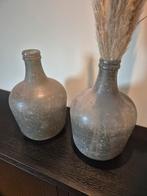 2 Grote Intratuin Vazen - 45cm Glas, Huis en Inrichting, Overige kleuren, Ophalen of Verzenden, Minder dan 50 cm, Glas