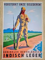 KNIL Nederlands Indie Leger Propaganda Affiche POSTER, Ophalen of Verzenden, Landmacht, Nederland, Foto of Poster