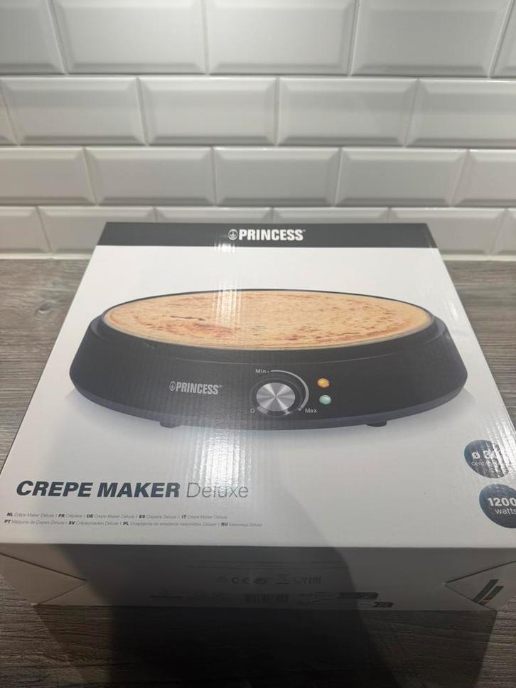 Princess Crêpe Maker Deluxe, Witgoed en Apparatuur, Gourmetstellen, Nieuw, 4 t/m 7 personen, Ophalen