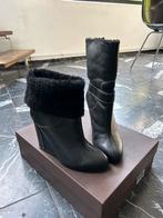Vicini lammy sleehak laarzen 39 nieuw w.w600€, Vicini, Zwart, Lage of Enkellaarzen, Nieuw