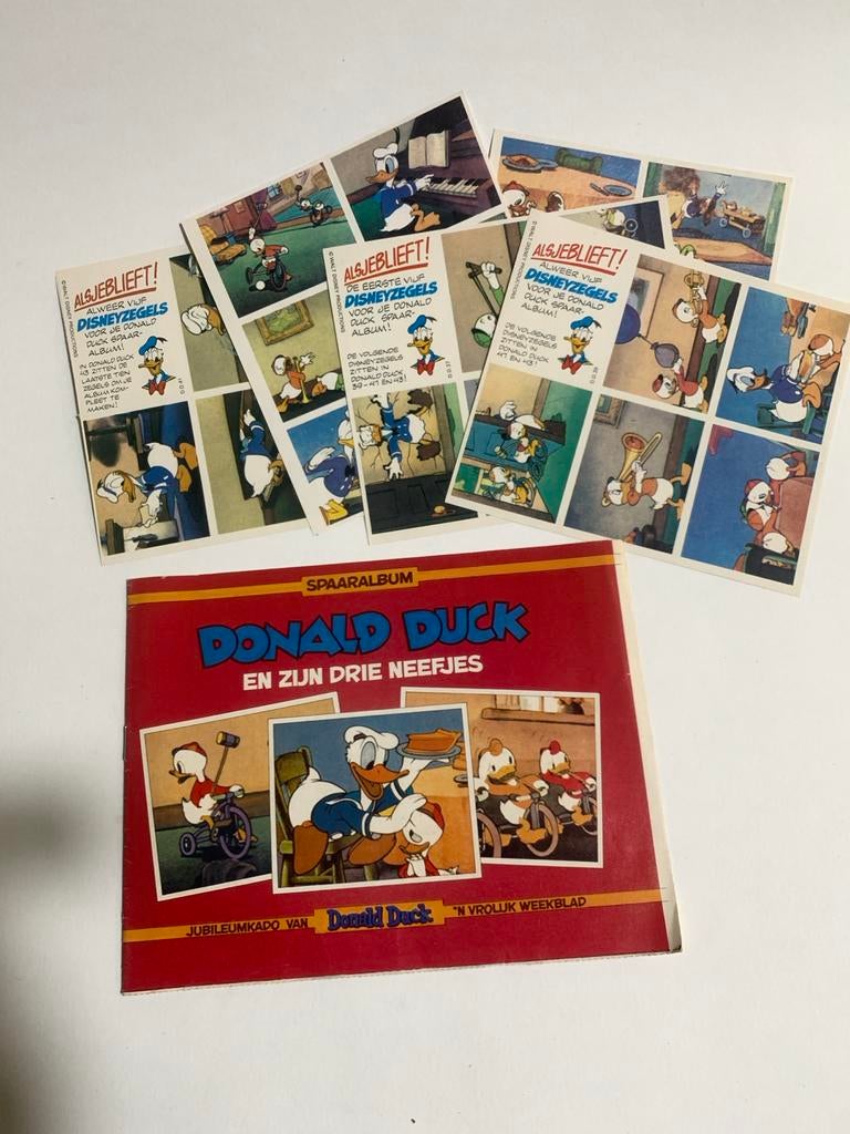Donald Duck Plaatjesalbum spaaralbum - Jubileumkado 1982, Ophalen, Zo goed als nieuw, Plaatjesalbum